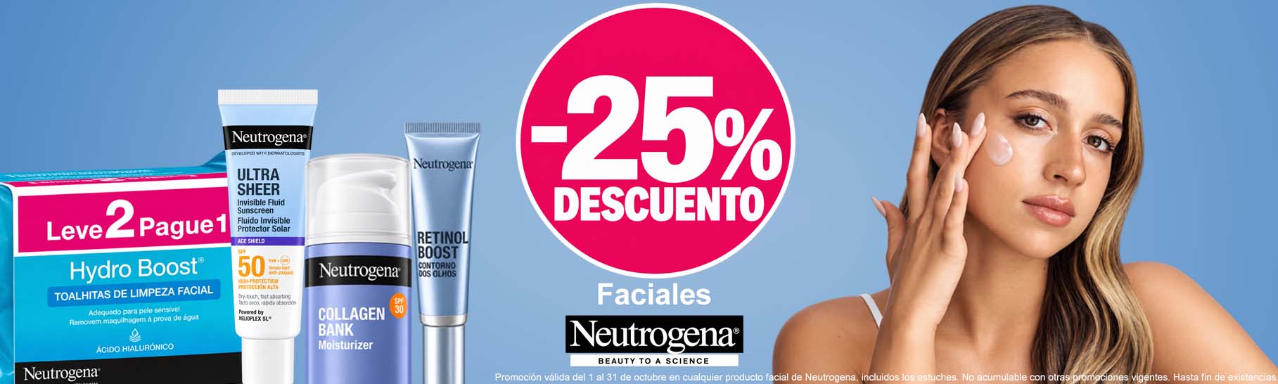 Banner Principal - Neutrogena Rosto