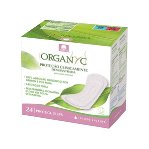 Organyc Protege Slips Pad Light Flow - 24 sachet pads 