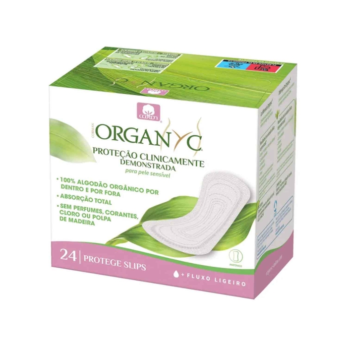 Organyc Protege Slips Pad Light Flow - 24 sachet pads  - Organyc - 8016867009959