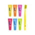 Curaprox Be You Pasta Dentes 6 sabores + Escova Dentes Amarela - Curaprox - 7612412425673