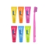 Curaprox Be You Pasta Dentes 6 sabores + Escova Dentes Rosa - Curaprox - 7612412425673