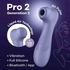 Satisfyer Pro 2 Generation 3 Clitoral Vibrator Bluetooth & App - Purple - Satisfyer - 4061504051864