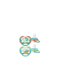 Philips Avent Ultra Air Nighttime Pacifier 6-18 Months- 2 units Chameleon/Monkey  - PHILIPS AVENT - 8720689042888