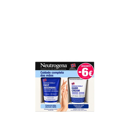 Neutrogena Concentrated Hand Cream 50mL + Fast Absorbing Hand Cream 75mL 