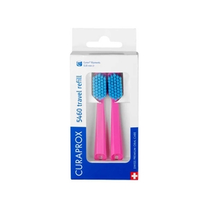 Curaprox CS 5460 Escova Dentes Travel Refill 2un - Rosa/Azul
