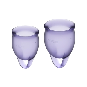 Satisfyer Feel Confident Menstrual Cups 2un - Purple