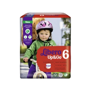 Libero Up & Go 6 (13-20kg) - 18 pañales