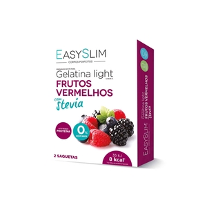 EasySlim Light Red Fruit Gelatin with Stevia - 2 sachets