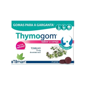 Thymogom Throat Lozenges Cherry - 24 lozenges