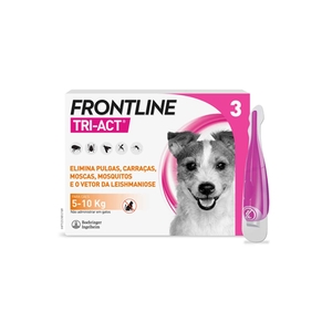 Frontline Tri-Act 5-10kg - 3 pipetas
