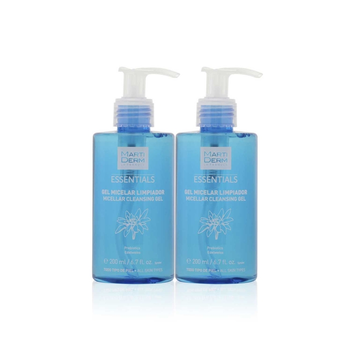Martiderm Essentials Micellar Cleansing Gel - 2x200mL - Martiderm - 8436589052659