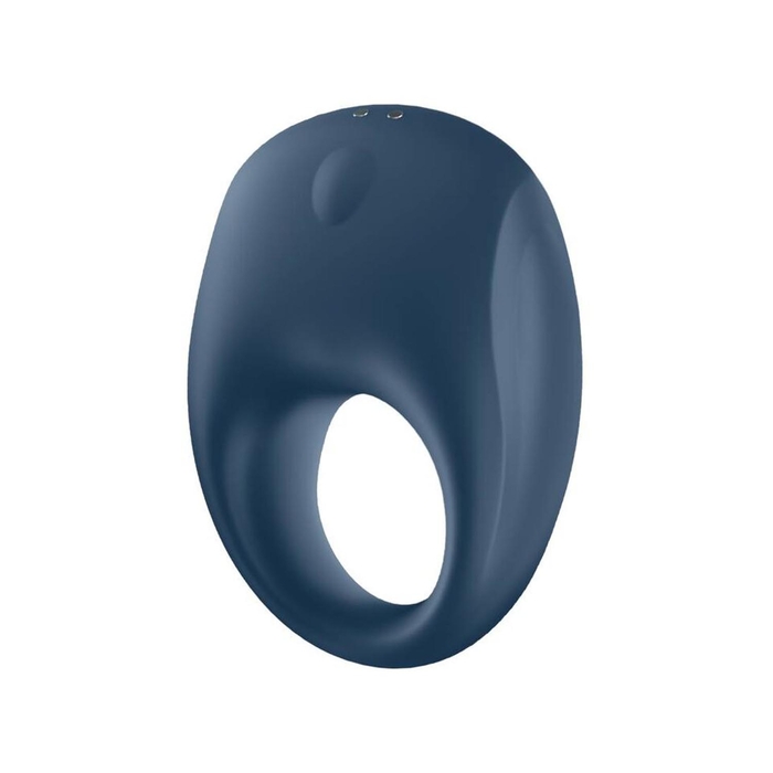 Satisfyer Strong One Ring Vibrator Bluetooth & App - Blue - Satisfyer - 4061504001968