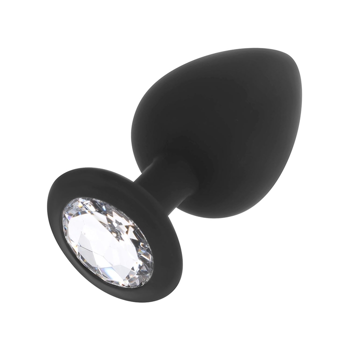Ohmama Plug Anal Silicone Diamante - Tamanho L 9cm  - Ohmama - 8435565926007