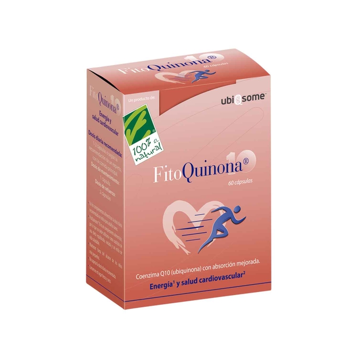 100% Natural FitoQuinona - 60cáps. - 100% Natural - 8437019352202