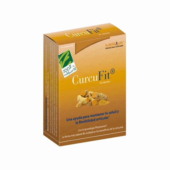 100% Natural CurcuFit - 30cáps. - 100% Natural - 8437008750354