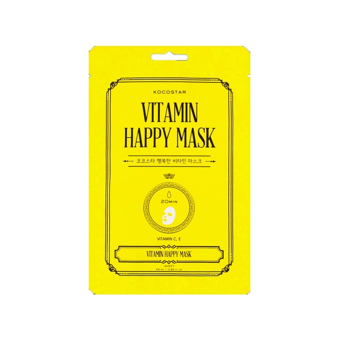 Kocostar Vitamin Happy Mask Face Mask - 1 unit - Kocostar - 8809328324469