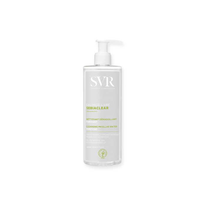 SVR Sebiaclear Micellar Make-up Removing Water - 400mL  - SVR - 3401381332495