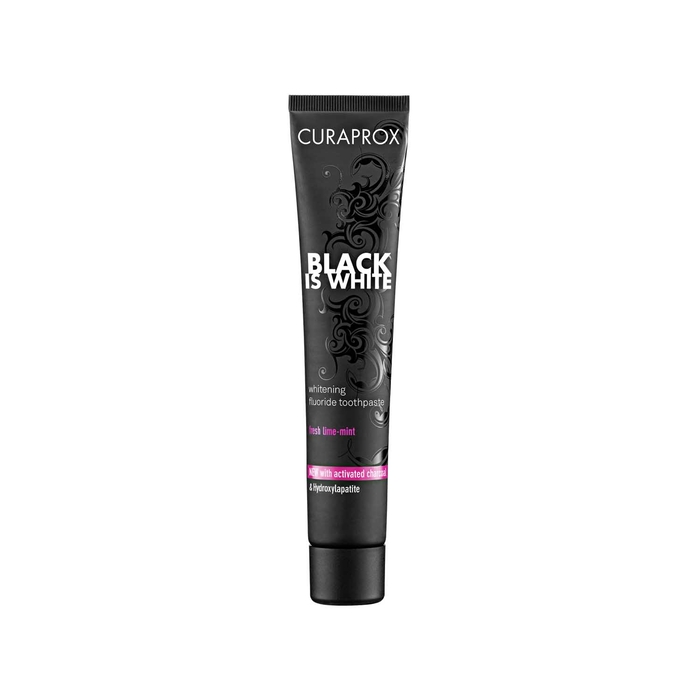 Curaprox Black is White Pasta Dentes Branqueadora - 90mL - Curaprox - 7612412423822