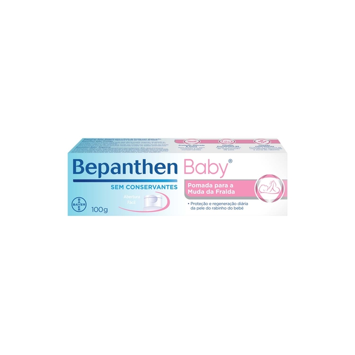 Bepanthen Baby Pomada Para Cambio de Pañal - 100g - Bepanthene - 6081216