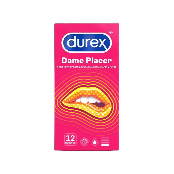 Durex Dá-me Prazer Preservativos - 12un - Durex - 8428076001370