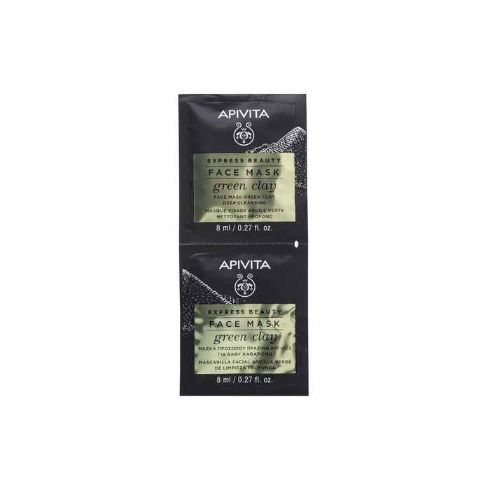 Apivita Express Beauty Mascarilla Arcilla Verde - 2x8mL - Apivita - 5201279072193