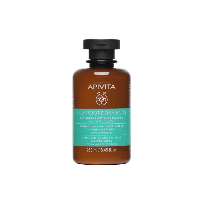 Apivita Shampoo for Oily Roots and Dry Ends - 250mL - Apivita - 5201279071707
