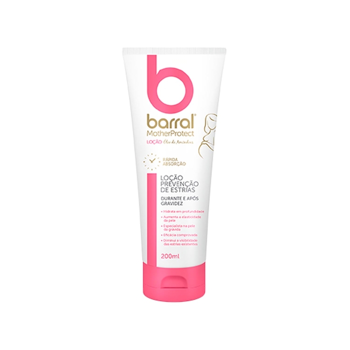 Barral MotherProtect Lotion Almond Oil  - 200mL - Barral - 5600360018032