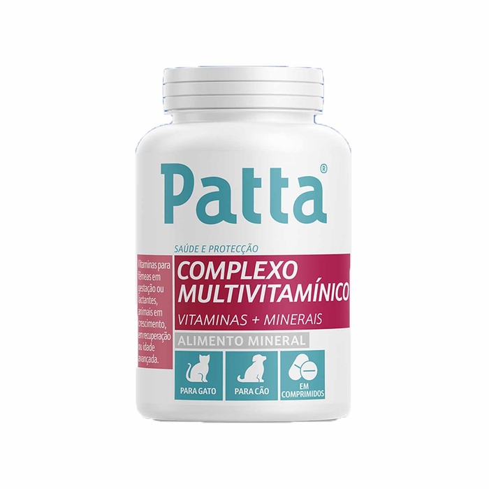 Patta Complexo Multivitamínico Cão/Gato - 60comp  - Patta - 6347633