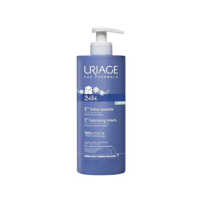Uriage Baby 1º Washing Cream - 500mL - Uriage - 3661434008672