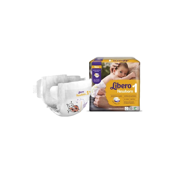 Libero Newborn 1 (2-5kg) - 24 diapers - Libero - 7322541197562