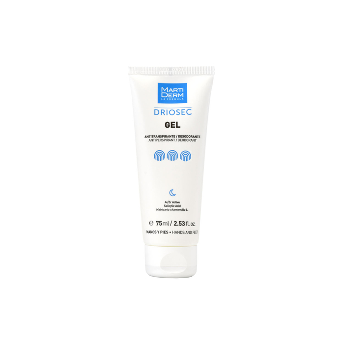 Martiderm Driosec Gel Desodorizante Antitranspirante - 75mL - Martiderm - 8437000435075