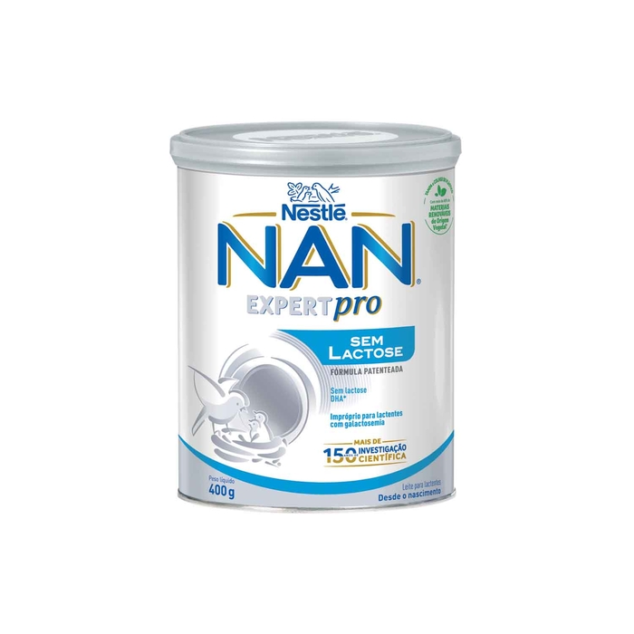 NAN Expert Pro Sem Lactose - 400g - NAN - 7613036835251