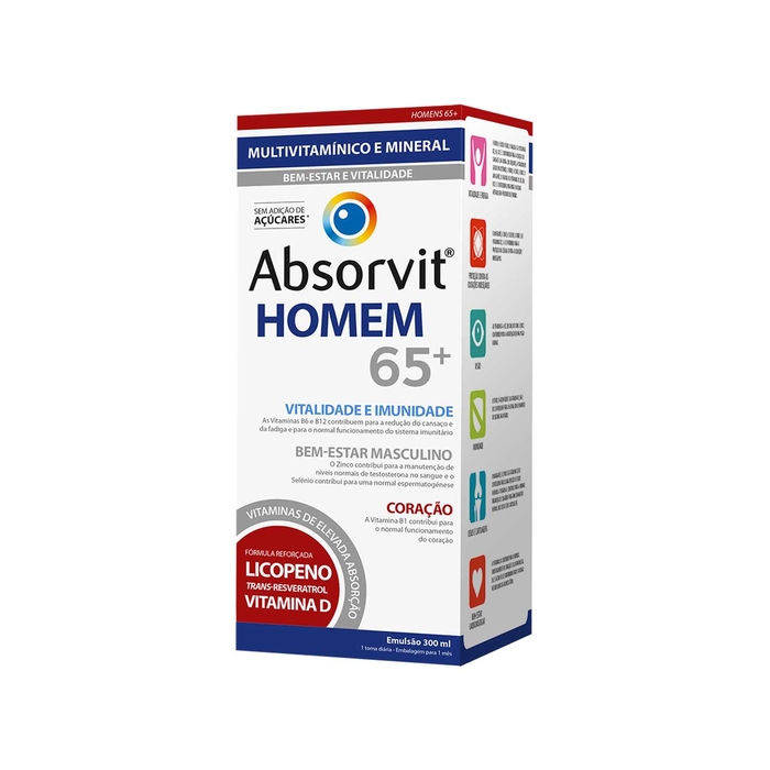 Absorvit Men 65+ - 300mL - Absorvit - 5601653014786