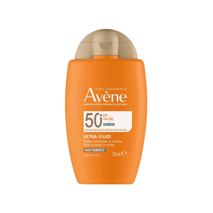 Avène Ultra Fluid Mat Perfect c/ Cor SPF50+ - 50mL - Avène - 3282770392692