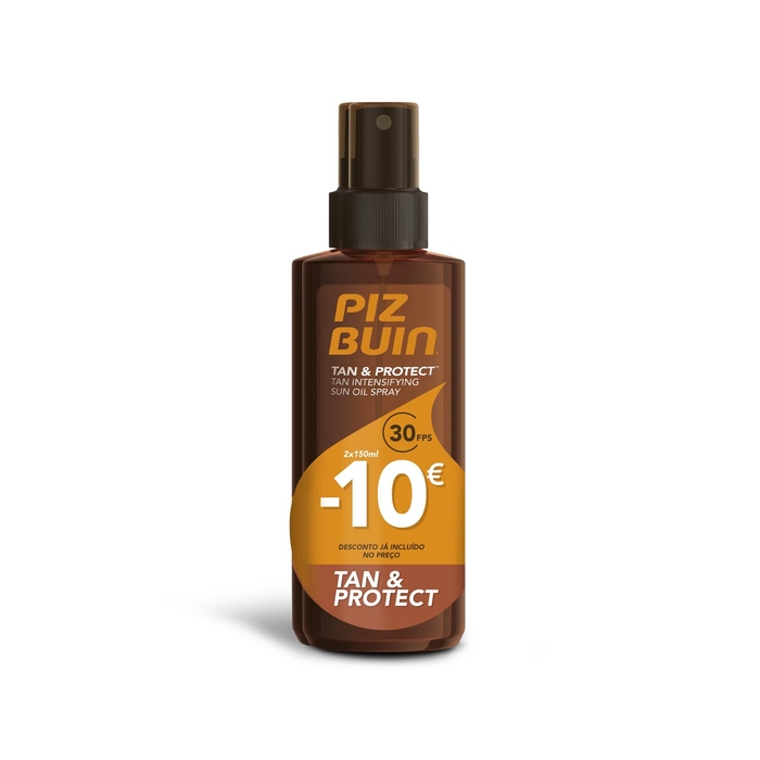 Piz Buin Tan & Protect Óleo Solar SPF30 - 2x150mL - PIZ BUIN - 3574661677774