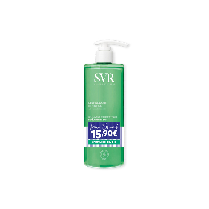SVR Spirial Gel de Banho Antitranspirante - 400mL - SVR - 3662361002702