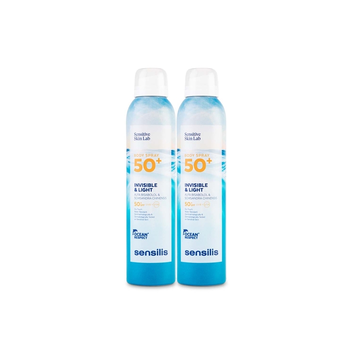 Sensilis Sun Care Body Spray 50+ - 2x200mL - Sensilis - 8428749916109