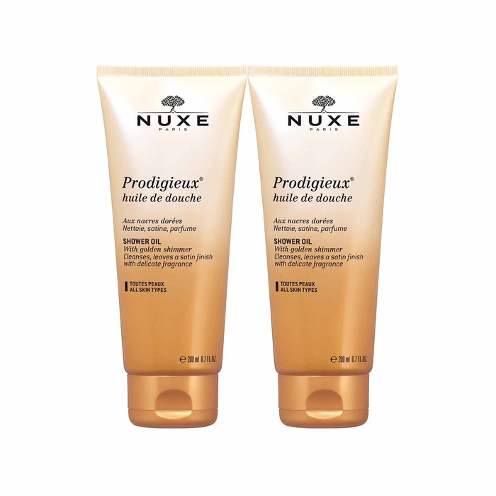 Nuxe Prodigieuse Aceite de Ducha Perfumado  2x200mL - Nuxe - 3264680022999