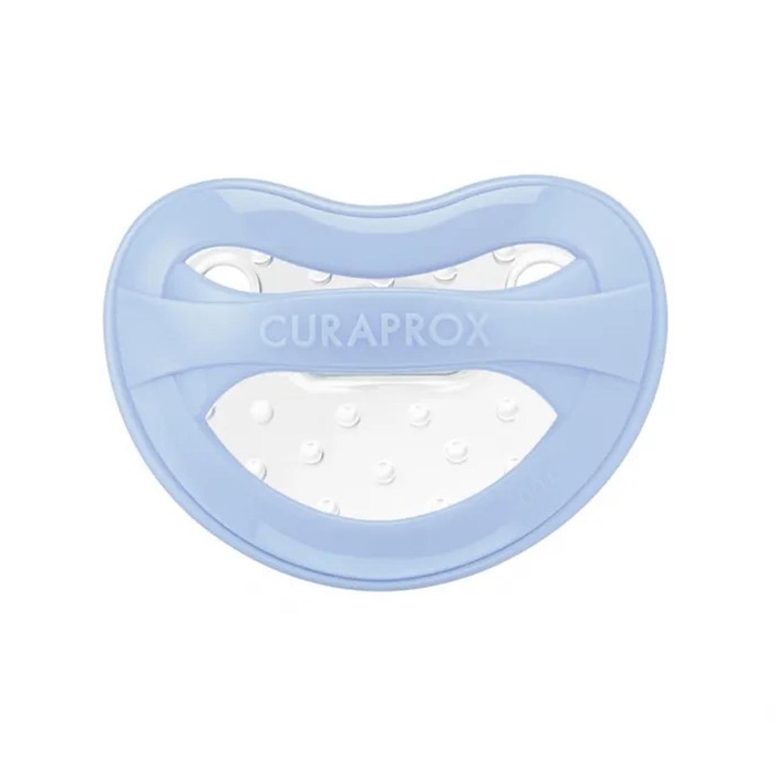 Curaprox Baby Chupeta Silicone Tamanho 0 - Azul - Curaprox - 7612412427172