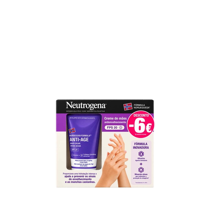 Neutrogena Anti-Ageing Hand Cream SPF 20 – 2 x 75mL  - NEUTROGENA - 3574661712246