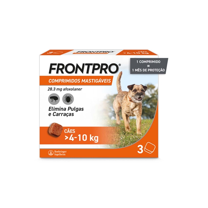 Frontpro 4-10kg - 3 comprimidos - Frontline - 4064951003820