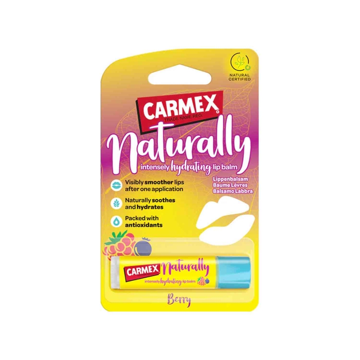 Carmex Naturally Stick Wild Berries Lip Moisturizer - 4.25g - Carmex - 083078018078