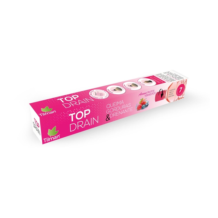 Top Drain Frutos Vermelhos - 7cáps - Tilman - 7271809