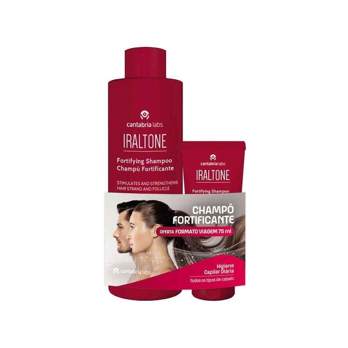 Iraltone Fortifying Shampoo - 400mL + 75mL - Cantabria Labs - 5600880000685
