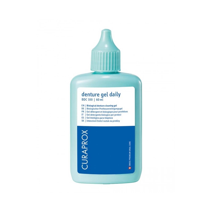 Curaprox BDC100 Gel Limpeza Diário Próteses - 60mL - Curaprox - 7612412300000