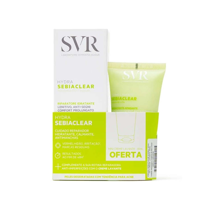 SVR Sebiaclear Hydra Creme 40mL + Crema Limpiadora Regalo 55mL  - SVR - 3662361003495