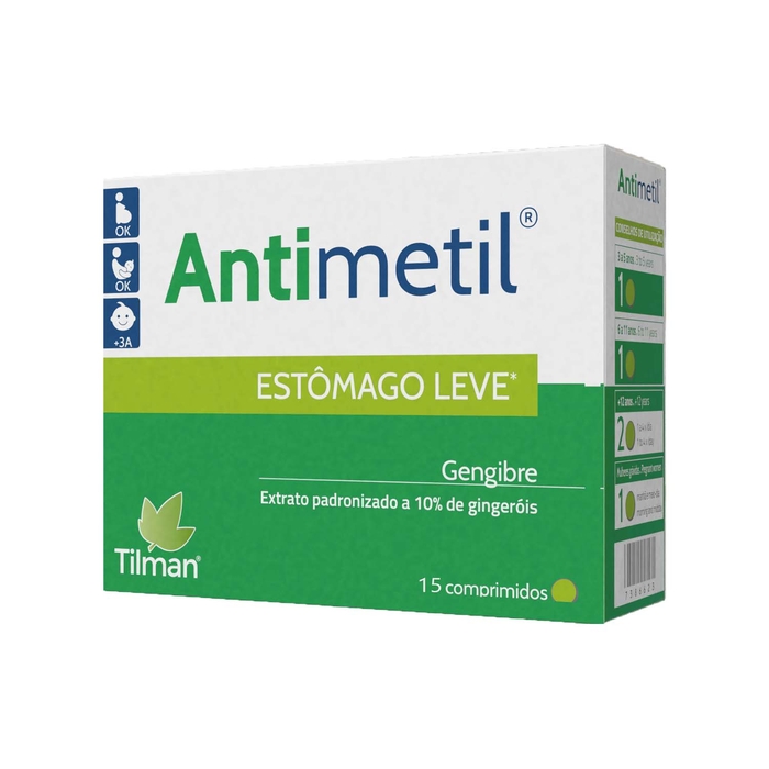 Antimetil Estómago Ligero - 15 comprimidos - Tilman - 5420024613768