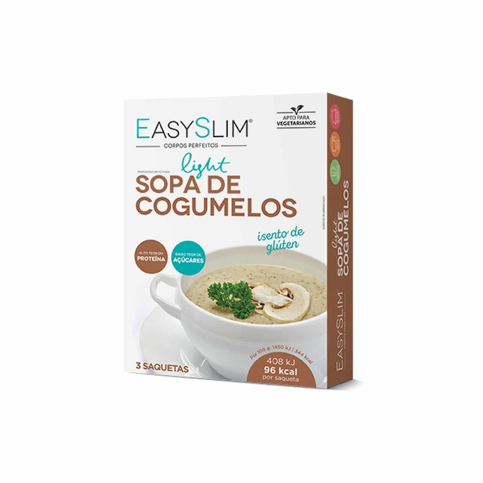 Easyslim Sopa Light de Champiñones - 3 sobres - EasySlim - 5601653004985