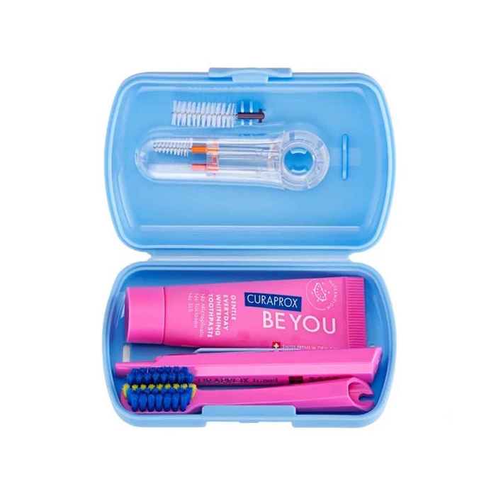 Curaprox Ortho Kit Viagem - Azul - Curaprox - 7612412431377