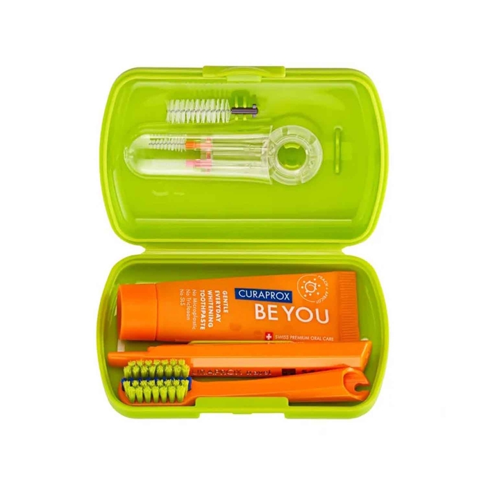 Curaprox Ortho Kit Viagem - Verde - Curaprox - 7612412431360